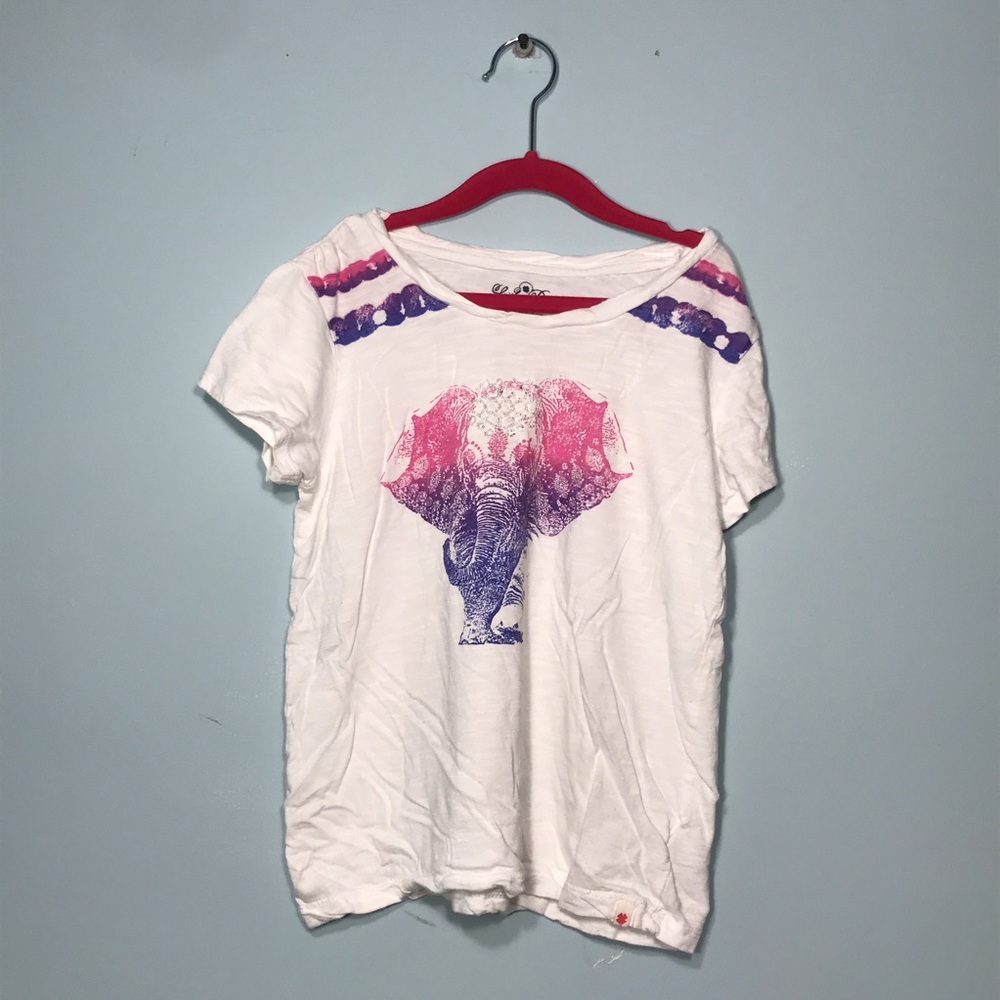Girls elephant t shirt!
